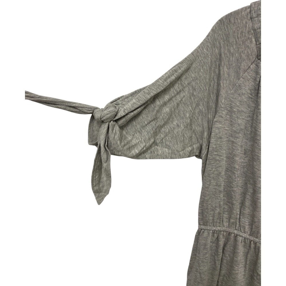 The Vanity Room Off the Shoulder Dress Womens Plus Size 3X Gray French Terry NWT - Picture 6 of 16
